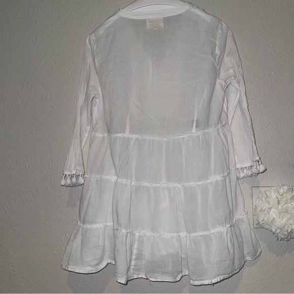 🌴 🩵 Beautiful White Cover Up Dress - Picture 5 of 6